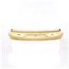 Image 1 : Classic 14k Yellow Gold 3.8mm Domed Polished w/ Milgrain Stack Wedding Band Ring