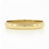 Image 4 : Classic 14k Yellow Gold 3.8mm Domed Polished w/ Milgrain Stack Wedding Band Ring