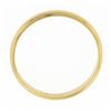 Image 5 : Classic 14k Yellow Gold 3.8mm Domed Polished w/ Milgrain Stack Wedding Band Ring