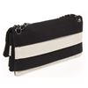 Image 3 : Chanel Black White Canvas 2.55 Reissue Flap Shoulder Bag