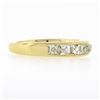 Image 5 : NEW 18k Yellow Gold 1.75 ctw French Cut Channel Diamond Stack Wedding Band Ring