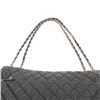 Image 6 : Chanel Black Quilted Soft Lambskin Leather Single Jumbo Flap Shoulder Bag