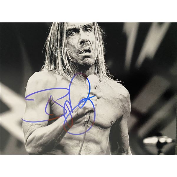 Iggy Pop signed photo