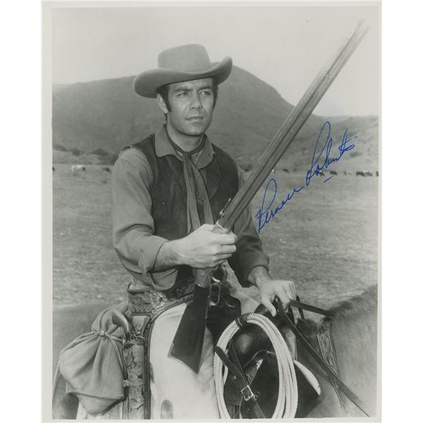 Bonanza Pernell Roberts signed photo. GFA Authenticated