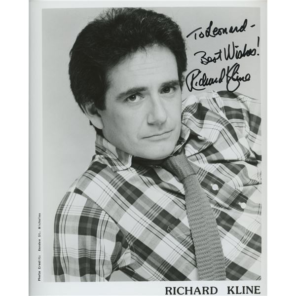 Threes Company Richard Kline signed Dallas photo