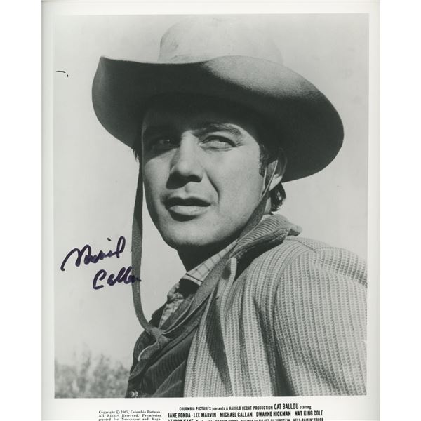 Michael Callan signed "Cat Ballou" photo