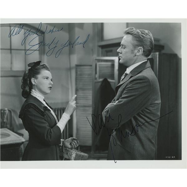 In the Good Old Summertime Judy Garland and Van Johnson signed movie photo