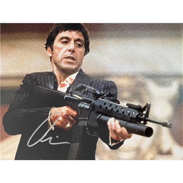 Scarface Al Pacino signed movie photo