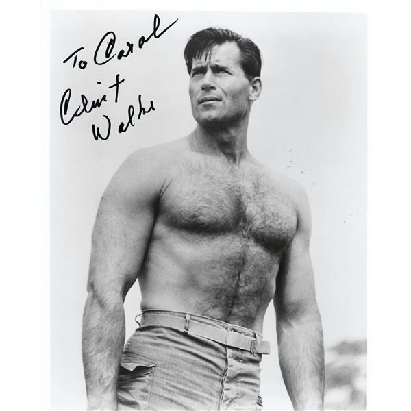 Cheyenne Clint Walker signed photo