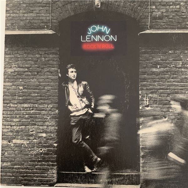 John Lennon Rock N Roll signed album