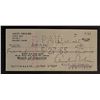 Image 1 : Arch Oboler signed check