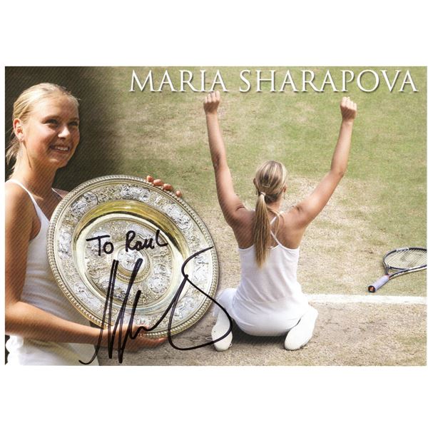 Tennis Champion Maria Sharapova signed photo