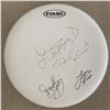 Image 1 : Stylistics drum head signed by 4 band members