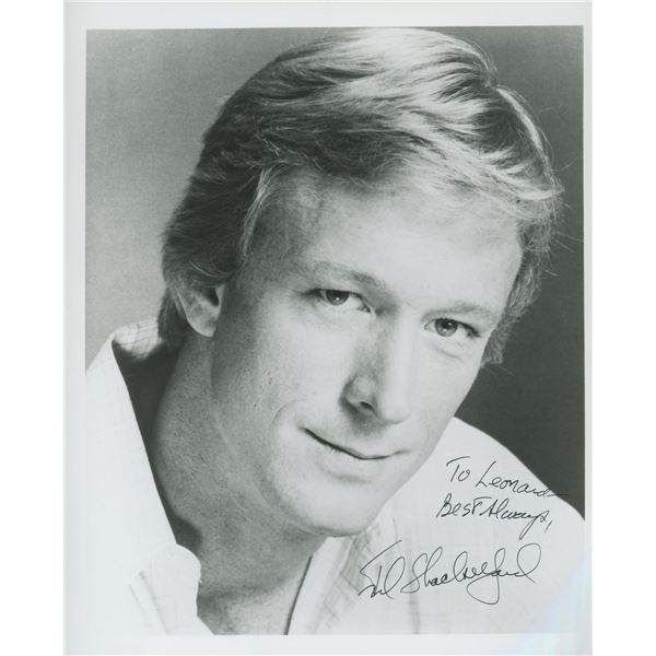 Dallas Ted Shackelford signed photo