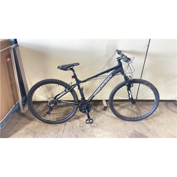 DIAMONDBACK ODYSSEY FLAT BLACK 21 SPEED FRONT SUSPENSION MOUNTAIN BIKE