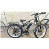 Image 2 : CYRUSHER XF900 BLACK 7 SPEED FULL SUSPENSION ELECTRIC BIKE WITH FULL DISC BRAKES