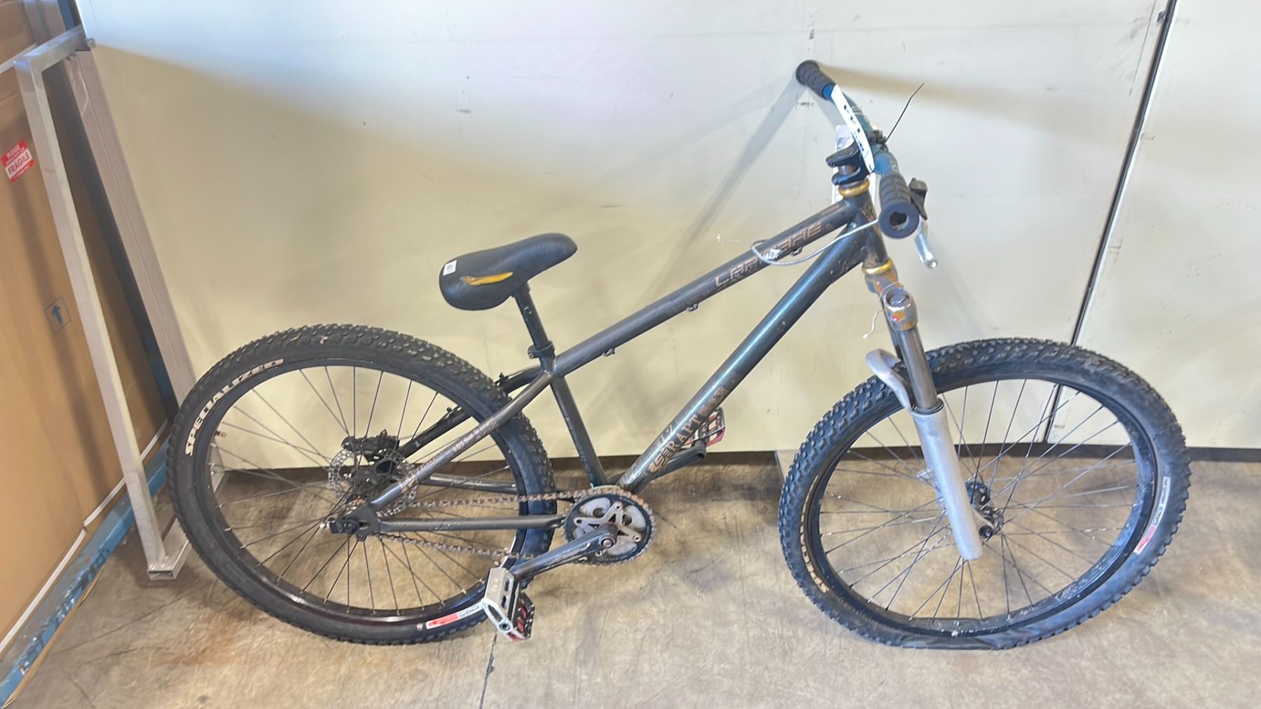 Lapierre Rapt LAPIERRE RAPT 12 GREY SINGLE SPEED FRONT SUSPENSION MOUNTAIN BIKE WITH ...