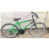 Image 1 : MOUNTAIN WERKS SAWTOOTH GREEN/BLACK 18 SPEED MOUNTAIN BIKE