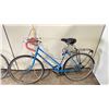Image 2 : 2 BIKES : RALEIGH 10 SPEED RED VINTAGE ROAD BIKE & RALEIGH CAMPUS 5 SPEED BLUE VINTAGE ROAD BIKE