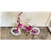 Image 3 : 3 CHILDRENS BIKES : PINK HUFFY, BLUE PIXIE DUST & RALEIGH PIXIE
