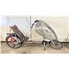 Image 2 : NO NAME 21 SPEED WHITE RECUMBENT BICYCLE * DAMAGED WINDSHIELD *
