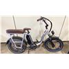 Image 2 : RAD POWER BIKES RAD RUNNER 7 SPEED SILVER ELECTRIC BIKE WITH PASSENGER SEAT ATTACHMENT