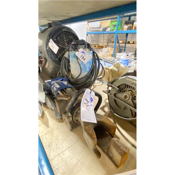 SUBMERSIBLE PUMP & ELECTRIC REBAR BENDER