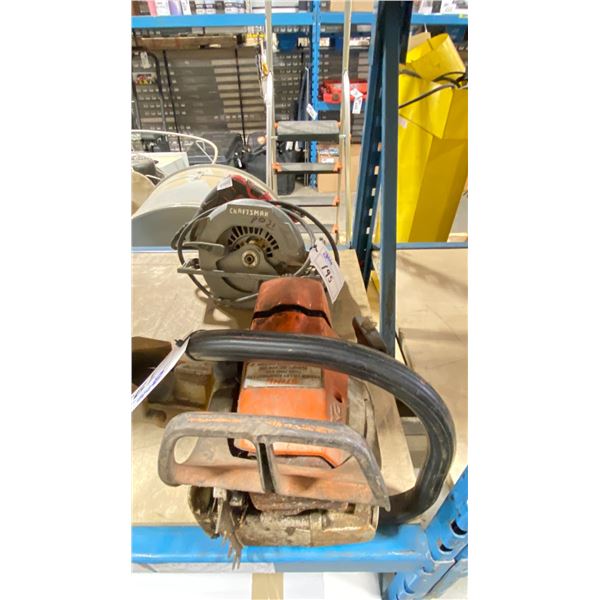 CRAFTSMAN CIRCULAR SAW, STIHL MS270 * MISSING BLADE & CHAIN *