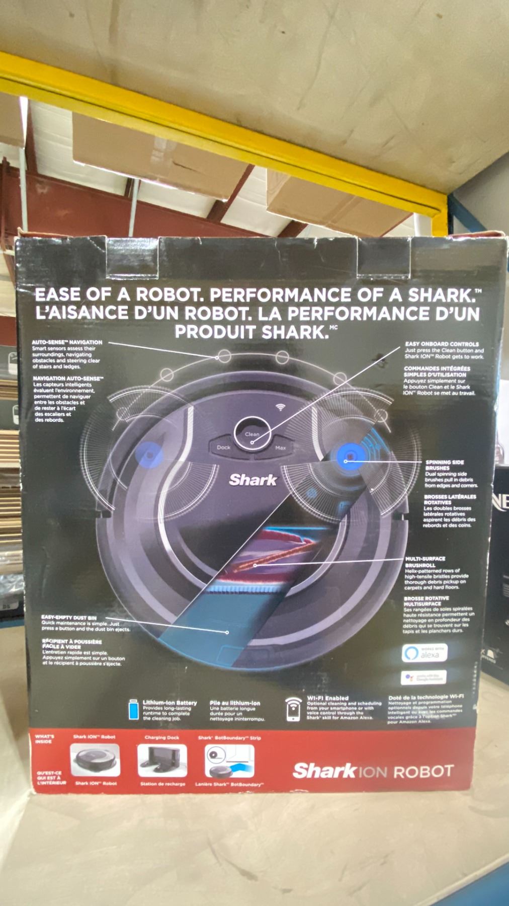 SHARK ION ROBOT VACUUM R75 WITH WI-FI - Able Auctions