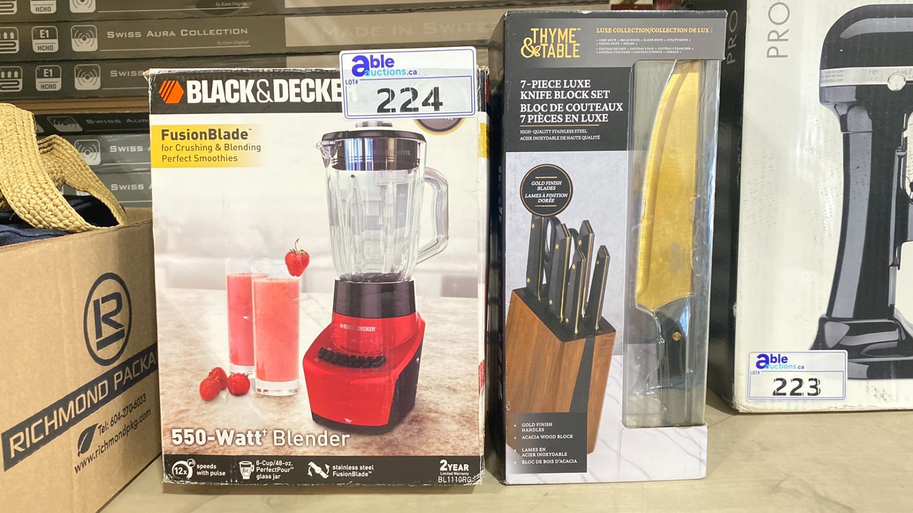Decker Blocks BLACK AND DECKER 6 CUP 500W BLENDER WITH TABLE & THYME BLACK/GOLD 7PC ...