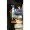 Image 2 : ASSORTED BAGS & BACKPACKS, WAHL HAIR RAZOR, 2 MOTORCYCLE TIRES, BAG HOLDER, BAG OF ASSORTED BOOKS,