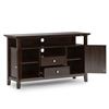 Image 2 : CYPRESS HILL HOME DECOR GREYSTONE AXCRGREY15 RUSTIC VINTAGE BROWN TALL TV MEDIA STAND *IN BOX*