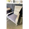 Image 2 : PATIOFLARE GREY MUSKOKA PF-CH338-GY OUTDOOR PATIO CHAIR WITH GREY CUSHION * IN BOX *