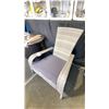 Image 2 : PATIOFLARE GREY MUSKOKA PF-CH338-GY OUTDOOR PATIO CHAIR WITH GREY CUSHION * IN BOX *