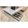 Image 2 : PATIOFLARE LAURA PF-CH340PS-GY GREY PLASTIC RATTAN OUTDOOR PATIO LOUNGER WITH GREY CUSHIONS