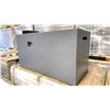 Image 2 : PARAMOUNT FP-415 TALL ALUMINUM CONCRETE LOOK OUTDOOR FIRE TABLE WITH CONVERTIBLE BURNER