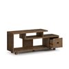 Image 2 : CYPRESS HILL HOME DECOR MONROE AXCMON-08-RB RUSTIC AGED BROWN TV MEDIA STAND *IN BOX*