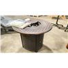 Image 2 : PARAMOUNT FP-545 BRONZE CAST ALUMINUM 33" ROUND PROPANE OUTDOOR FIRE TABLE WITH CONVERTIBLE BURNER