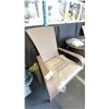Image 2 : PATIOFLARE LIGHT BROWN COMFORT MUSKOKA PF-CH338C-LBR OUTDOOR PATIO CHAIR WITH BEIGE CUSHION