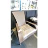 Image 2 : PATIOFLARE LIGHT BROWN COMFORT MUSKOKA PF-CH338C-LBR OUTDOOR PATIO CHAIR WITH BEIGE CUSHION