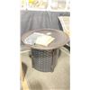 Image 2 : PARAMOUNT FP-450 BRONZE CAST ALUMINUM OVAL PROPANE OUTDOOR FIRE TABLE WITH CONVERTIBLE BURNER