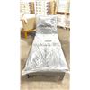 Image 2 : PATIOFLARE LAURA PF-CH340PS-GY GREY PLASTIC RATTAN OUTDOOR PATIO LOUNGER WITH GREY CUSHIONS