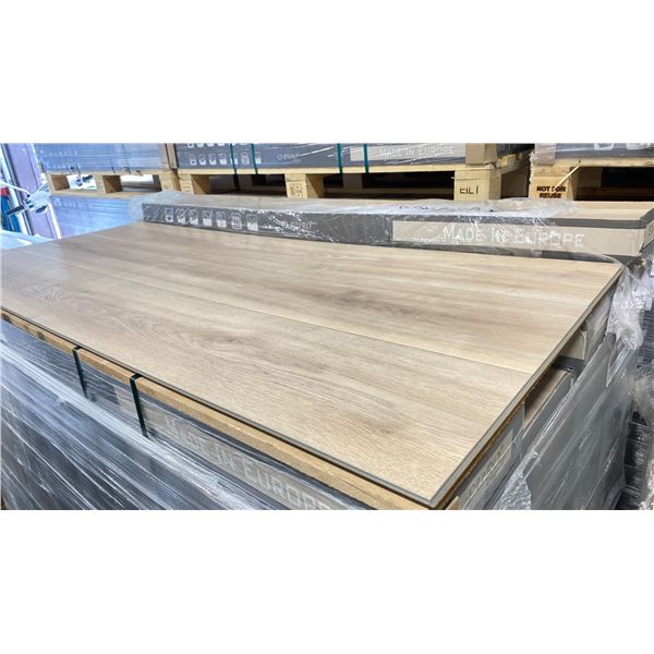 1,344.72 SQ FT OF EURO ORIGINAL AQUA GENIUS COLLECTION 8MM ROSARIO 1422 GLUELESS LAMINATE FLOORING