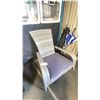 Image 2 : PATIOFLARE GREY MUSKOKA PF-CH338-GY OUTDOOR PATIO CHAIR WITH GREY CUSHION * IN BOX *
