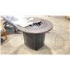 Image 2 : PARAMOUNT FP-545 BRONZE CAST ALUMINUM 33" ROUND PROPANE OUTDOOR FIRE TABLE WITH CONVERTIBLE BURNER