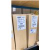 Image 2 : 2 PRIME 100FT 12/3 STW YELLOW 10 LIGHT U-GROUND ELECTRIC INDUSTRIAL STRING LIGHTS W/ METAL CAGES