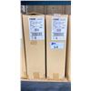 Image 2 : 2 PRIME 100FT 12/3 STW YELLOW 10 LIGHT U-GROUND ELECTRIC INDUSTRIAL STRING LIGHTS W/ METAL CAGES
