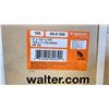 Image 2 : CASE OF 100 WALTER 5" TYPE 27 GRINDING WHEELS  MODEL 08-H 500
