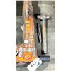 Image 3 : CHICAGO PNEUMATIC INDUSTRIAL JACKHAMMER ORANGE/BLACK & BALL PEEN HAMMER