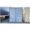 Image 2 : GREY 40' HIGH CUBE 52,910 MAX CAPACITY INDUSTRIAL TRANSPORT CONTAINER WITH
